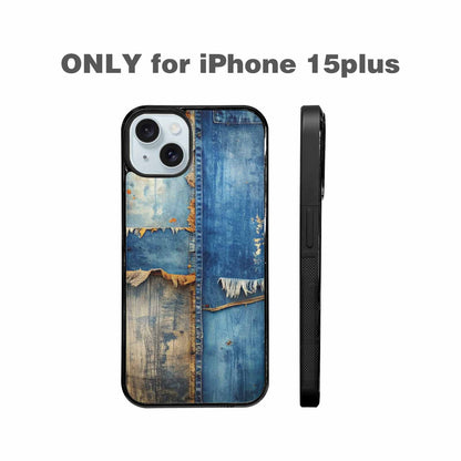 iPhone 15 Plus Case — Curve The Ripping Demin Tectures For, Original Design Phone Case