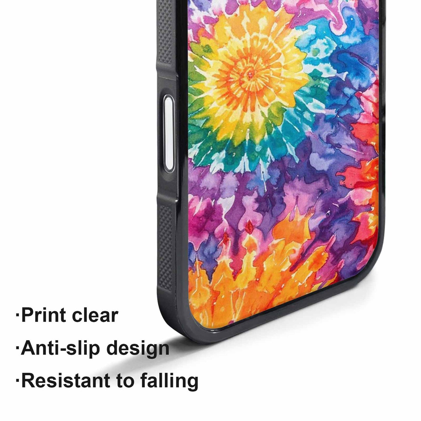 iPhone 17 Pro Case — Tie Dye Swirls Tie Dye Tie, Unique Phone Case Design