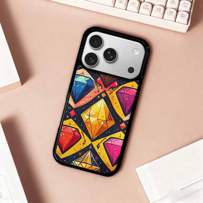 iPhone 17 Pro Case — Vintage Summer Diamond Retro Vintage, Unique Phone Case Design