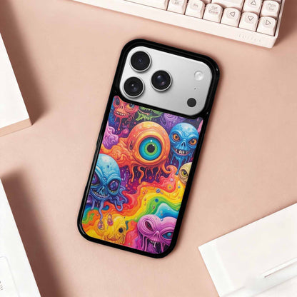 iPhone 17 Pro Case — Aliens Tie Dyemelting Aliens P Tie, Personalized Phone Case