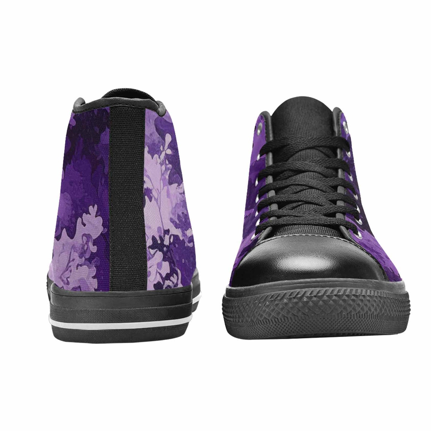 MEN'S Military Camouflage Blotch High Top Canvas Neon Fantasy Custom Sneakers