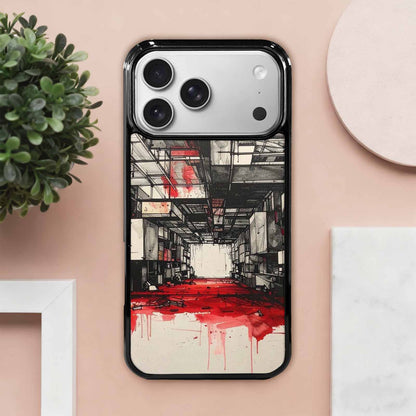 iPhone 17 Pro Max Case — Liminal Space Fragment Black Galaxy Space, Unique Phone Case Design