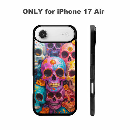 iPhone 17 Air Case — Sugar Skullsmelting Sugar Skulls Gothic Skulls, Custom Art Phone Cover