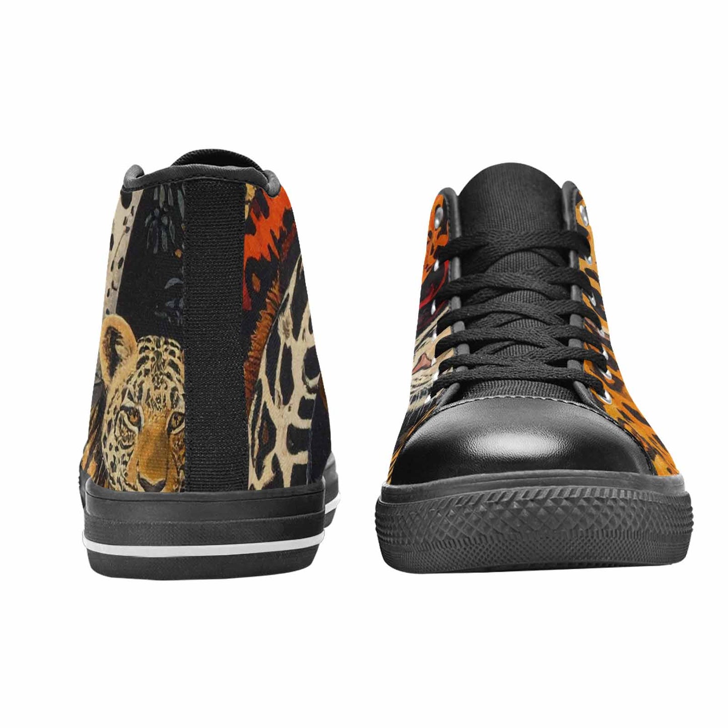MEN'S Animal Print High Top Canvas Y2K Custom Sneakers
