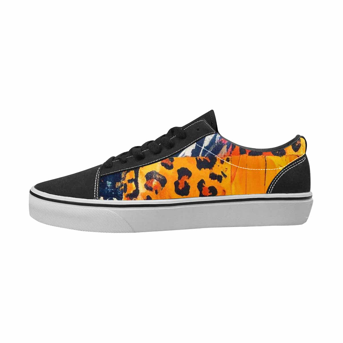 MEN'S Leopard Full Color Canvas Statement Surreal Custom Kicks