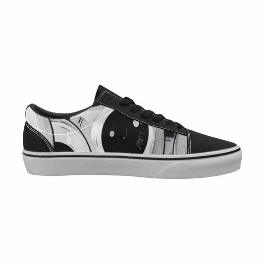 WOMEN'S Googly Cartoon Eyeballs Canvas Lace-Up Surreal Custom Shoes