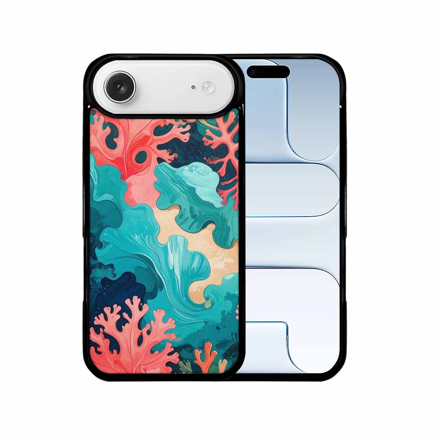 iPhone 17 Air Case — Seamless Tileable Pattern Of Overlapping Camo, Custom Phone Case