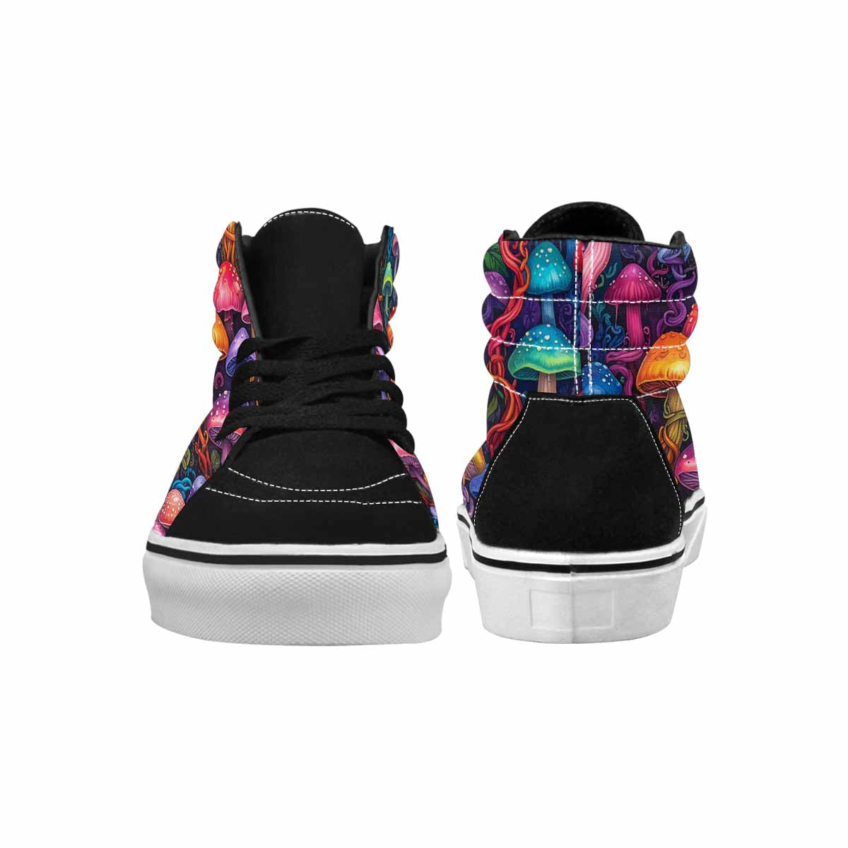MEN'S More Overlapping Ontop Each High Top Canvas Vivid Custom Sneakers