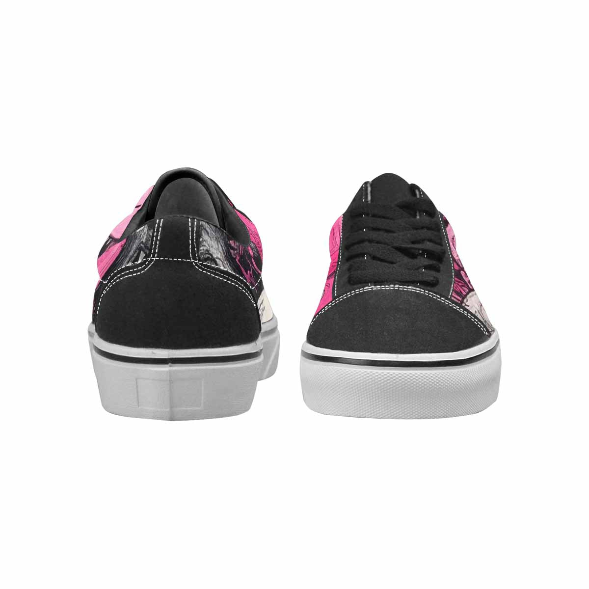 WOMEN'S Monsters (general) Lace-Up Canvas Cottagecore Sneakers