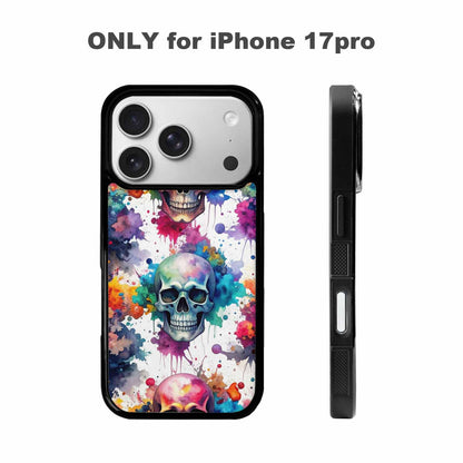 iPhone 17 Pro Case — Skull Dark Art Gothic Print Gothic, Custom Phone Case