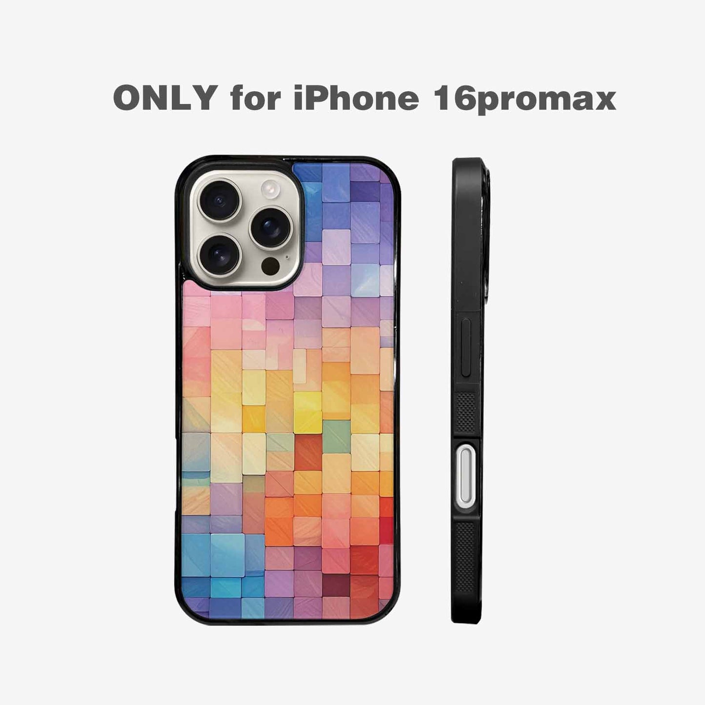 iPhone 16 Pro Max Case — Color Gradient Fade Pattern Hundreds Of, Custom Phone Case