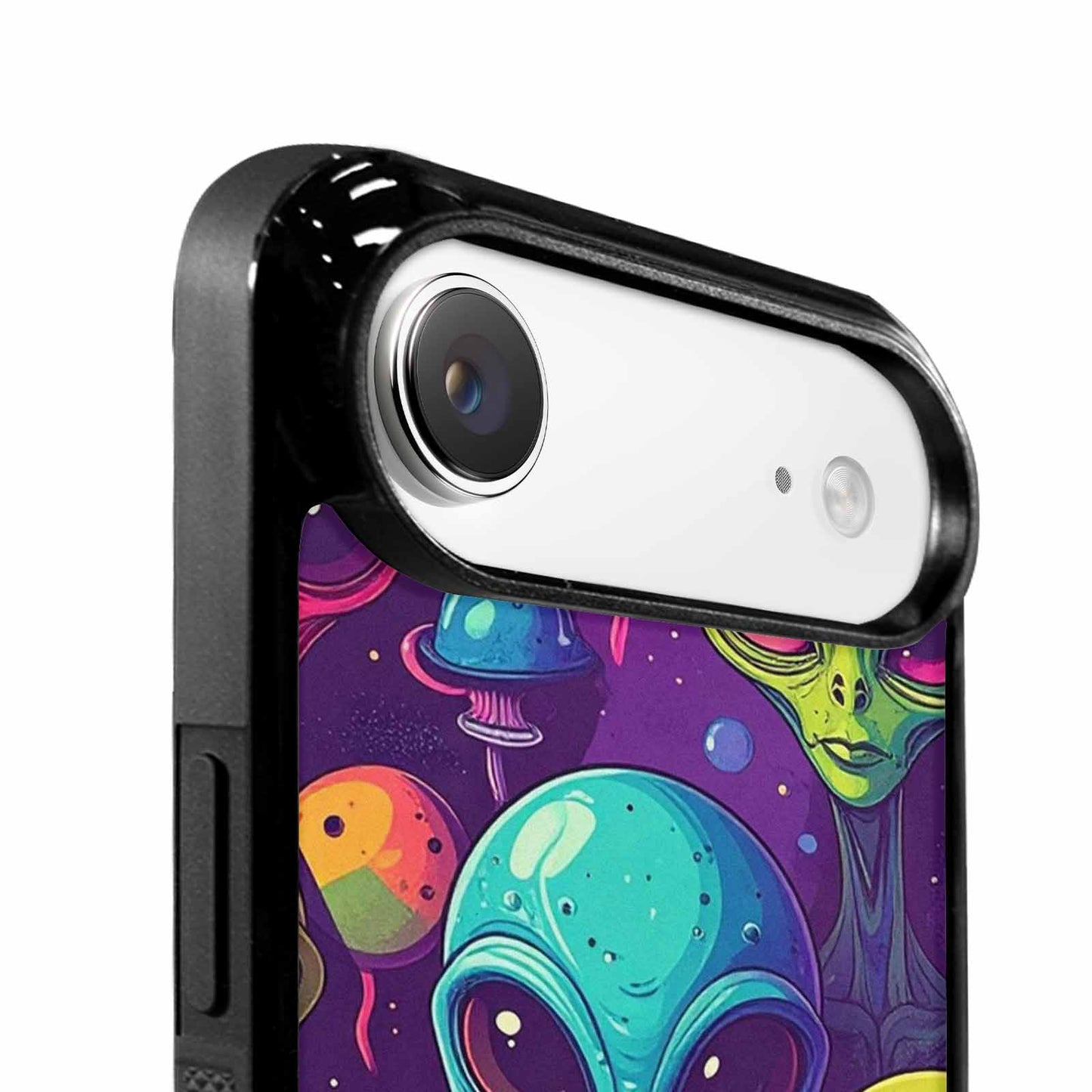 iPhone 17 Air Case — Alien Ufo Cartoon Art Alien Scifi, Custom Made Phone Cover