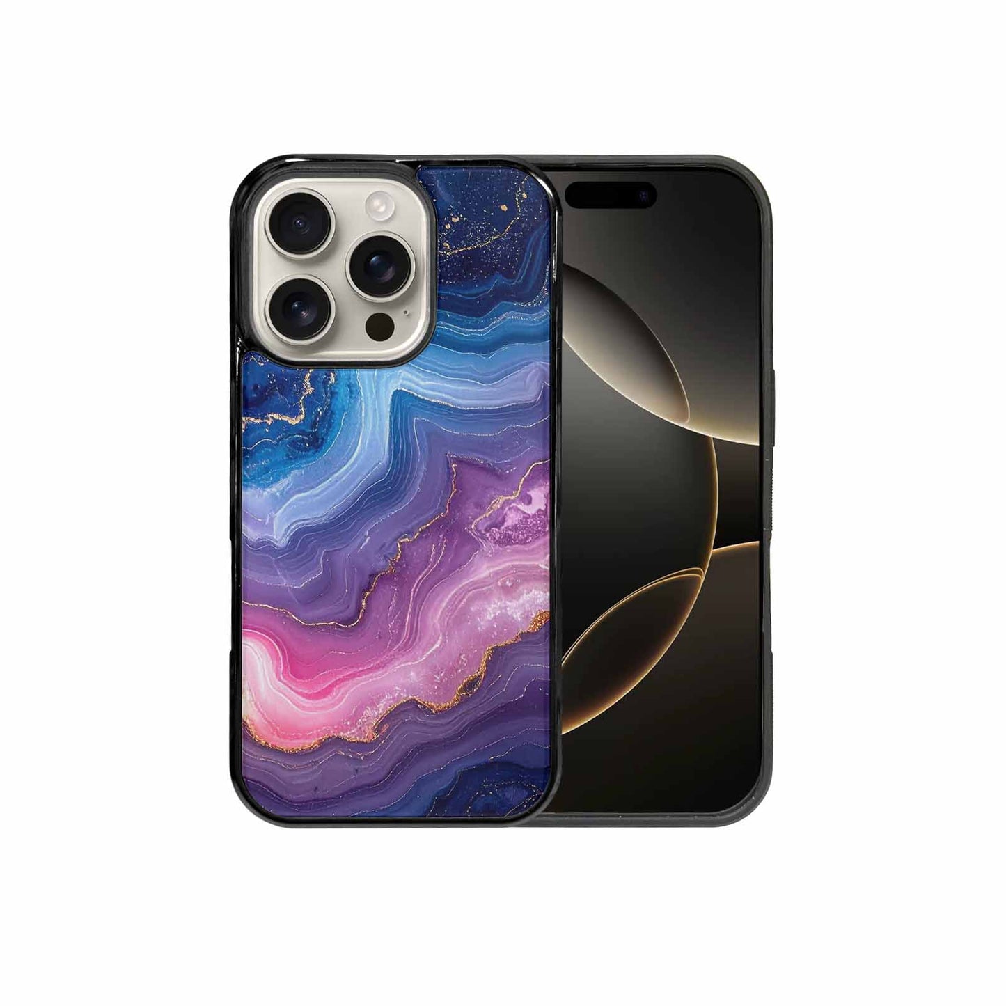 iPhone 16 Pro Case — Marble Galaxy, Original Design Phone Case