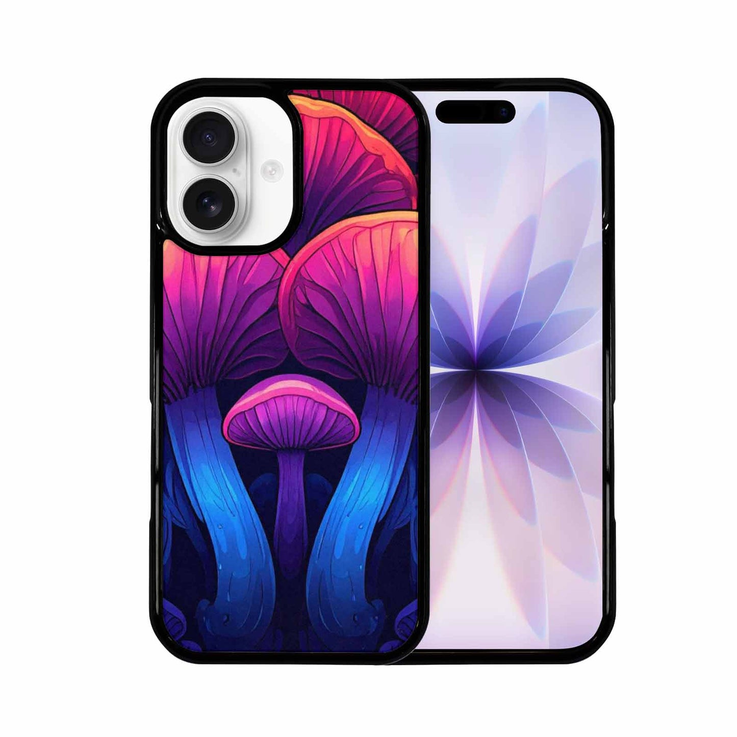 iPhone 17 Case — Psychedelic Mushroom Cartoon Pattern Cartoon Cute, Original Design Phone Case