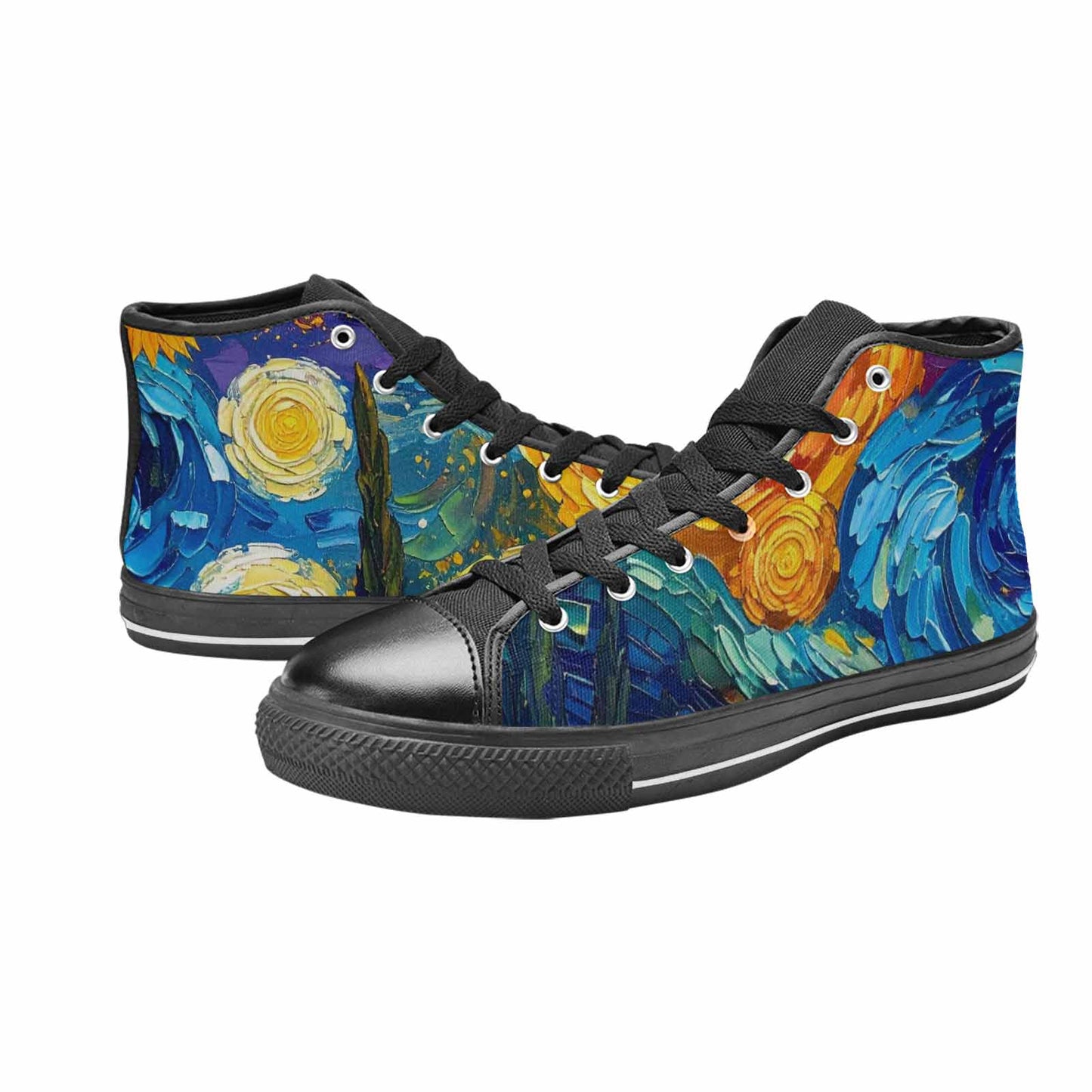 MEN'S Blend All Versions High Top Canvas Cottagecore Custom Shoes