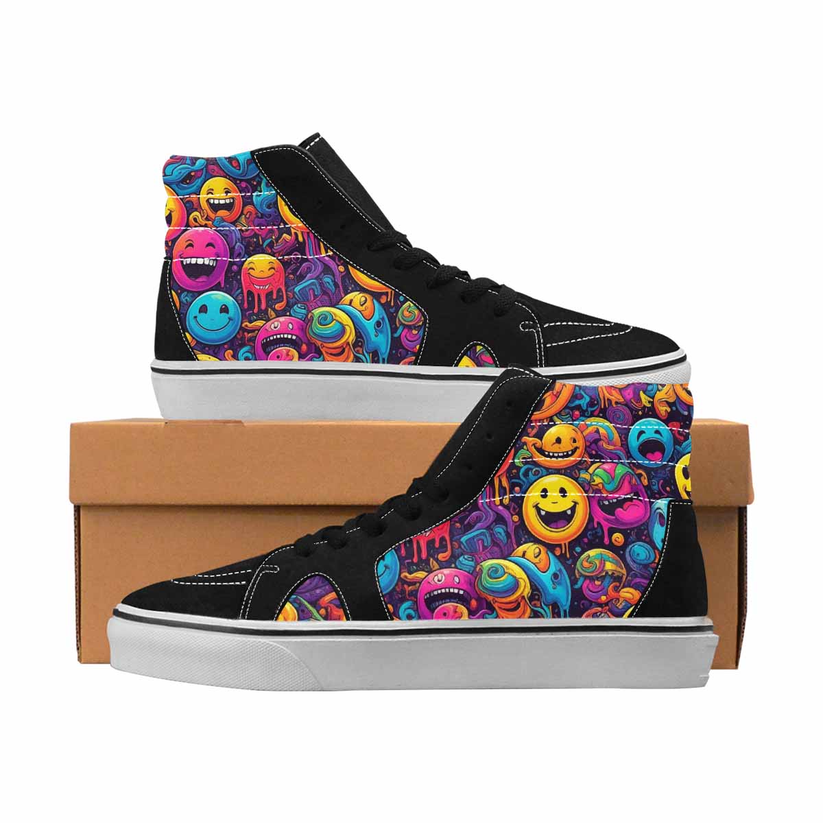 MEN'S Yellow Smiley Acid Rave 6 Ferion