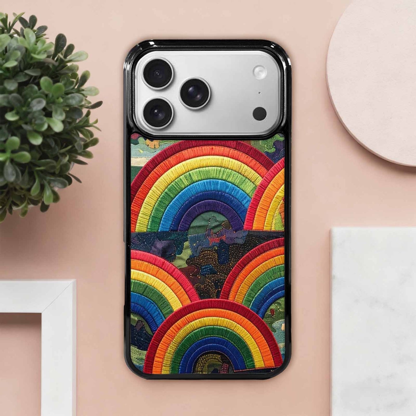 iPhone 17 Pro Max Case — Vivid Camo Rainbow Camo, Custom Art Phone Cover