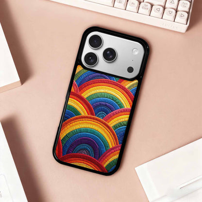 iPhone 17 Pro Case — Vivid Camo Rainbow Pride Camo, Unique Phone Case Design