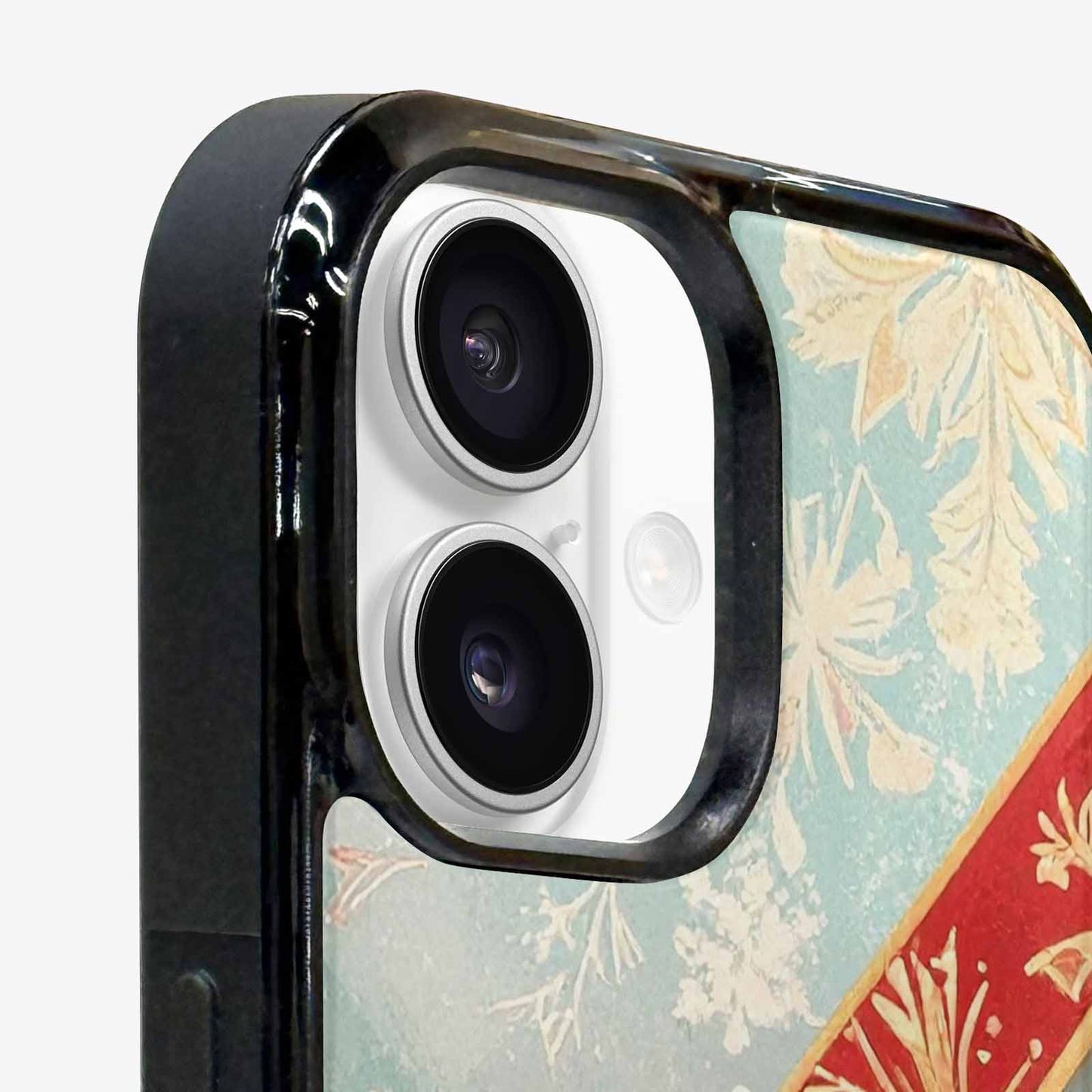 iPhone 16 Case — Christmas Wrapping Paper Pattern Art Wallpaper, Custom Print Case Cover
