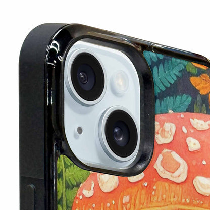 iPhone 15 Plus Case — Mushrooms Botanicalmushrooms P, Custom Phone Case