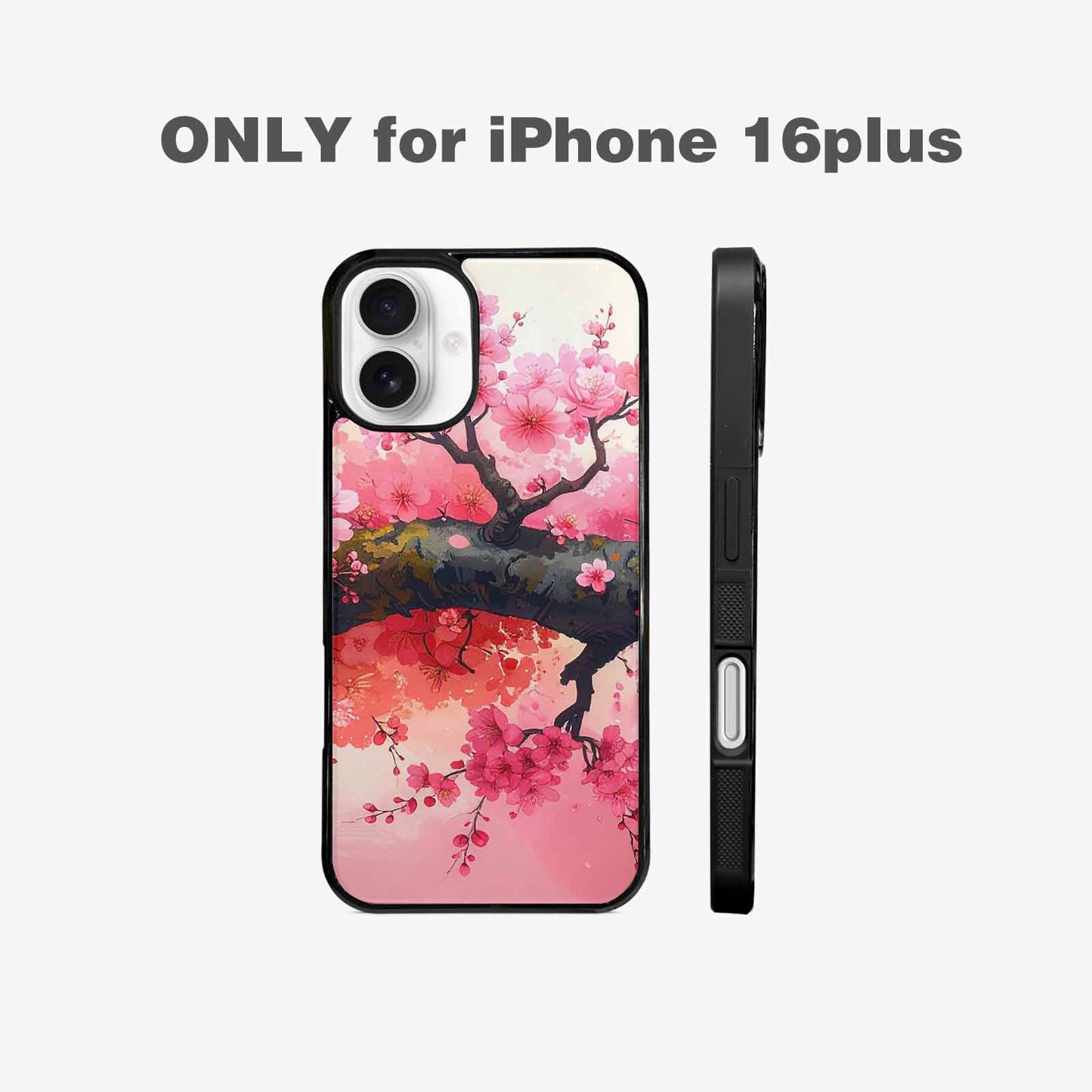 iPhone 16 Plus Case — Cherry Blossom Branch Cherry Blo 2n4, Unique Phone Case Design