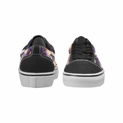 WOMEN'S Mandala Canvas Lace-Up Vibrant Chaos Shoes