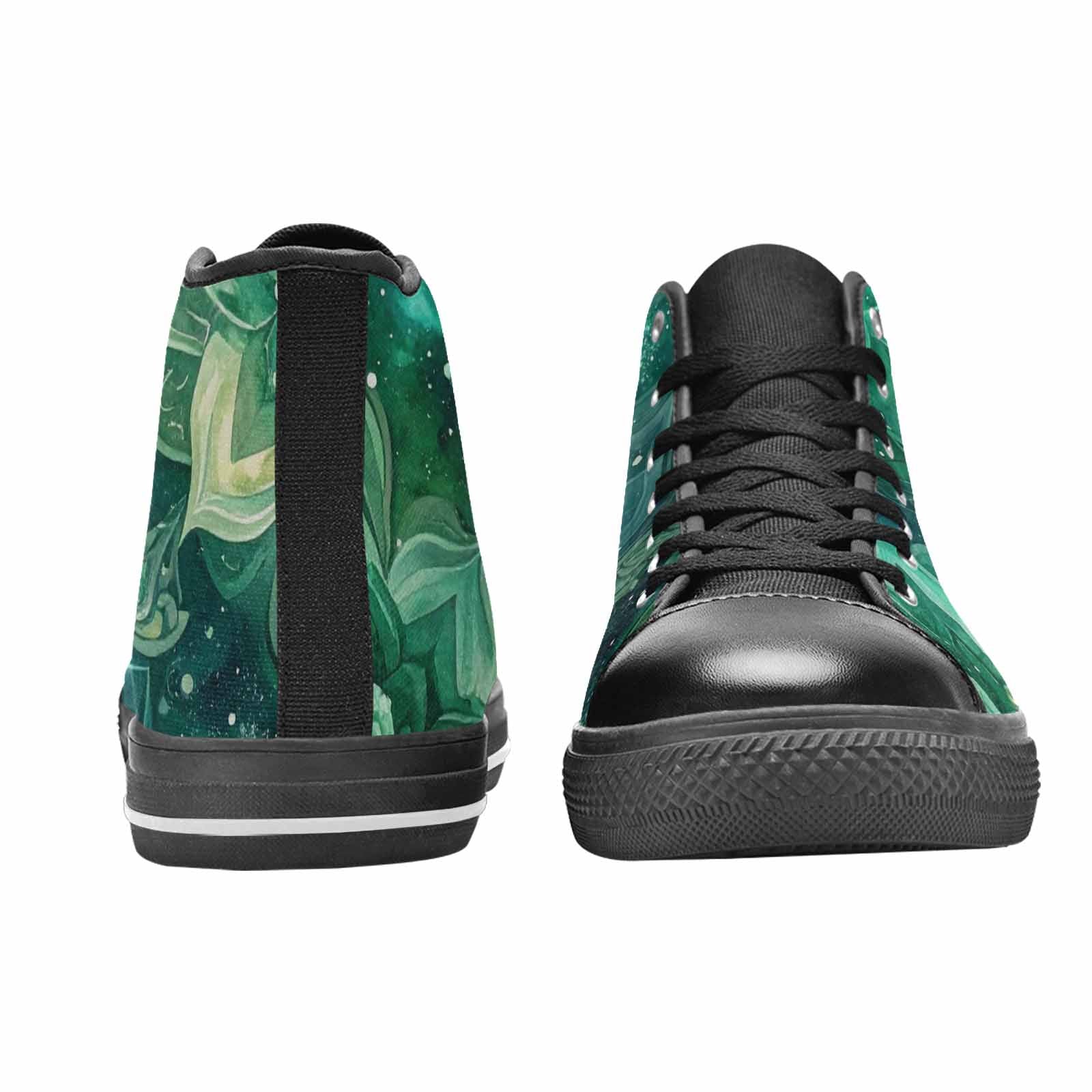 WOMEN'S Galaxy Art - High Top Canvas Vivid Sneakers