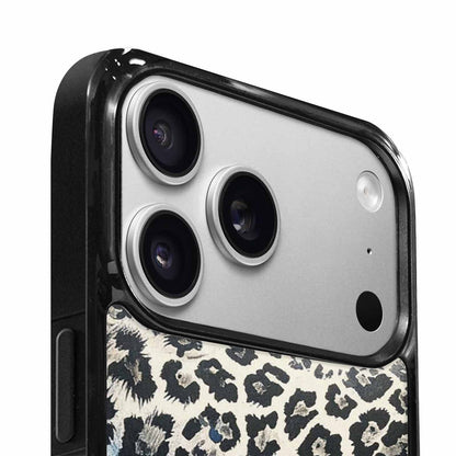 iPhone 17 Pro Case — Animal Print Black Blue Ink Animal, Original Design Phone Case