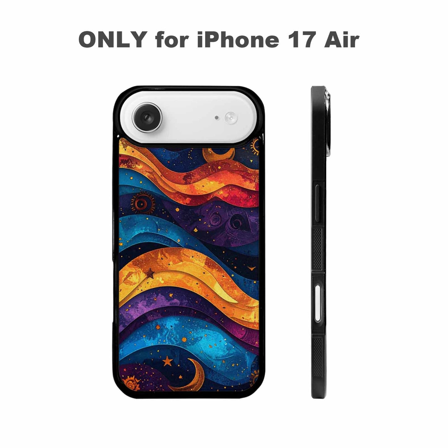iPhone 17 Air Case — Steampunk Galaxy Art Seamless Pattern Galaxy, Original Design Phone Case