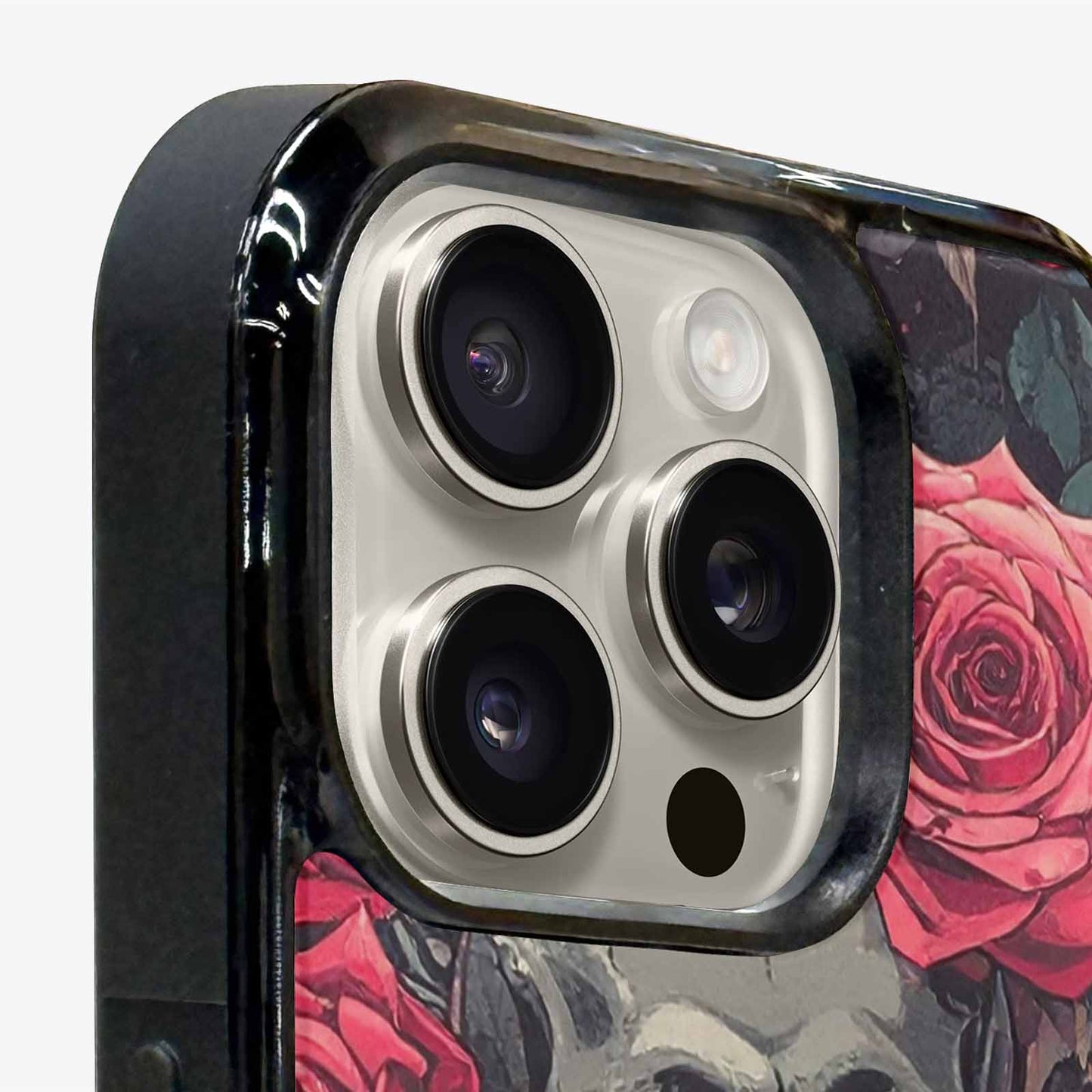 iPhone 16 Pro Case — Skulls And Roses Skulls And Roses, Custom Designed Case Cover