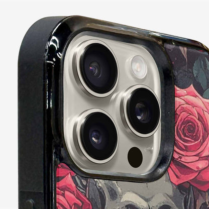 iPhone 16 Pro Case — Skulls And Roses Skulls And Roses, Custom Designed Case Cover