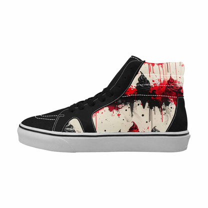 MEN'S Ice Cream Motif High Top Canvas Neon Fantasy Custom Shoes