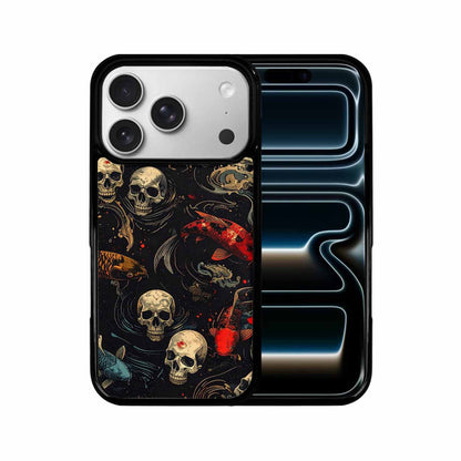 iPhone 17 Pro Case — Skull Dark Art Gothic Print Gothic, Custom Made Phone Cover