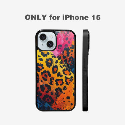 iPhone 15 Case — Full Color Vibrantanimal Print A, Custom Made Phone Cover