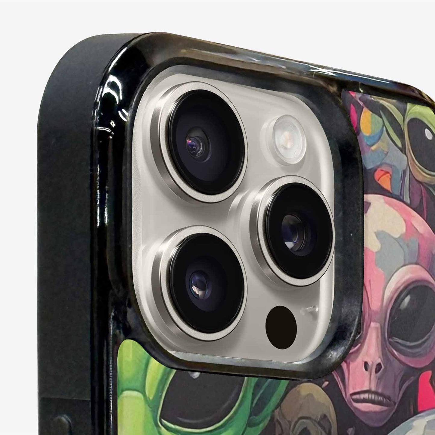 iPhone 16 Pro Case — Aliens Camo Aliens Pattern Hundreds Of, Custom Designed Case Cover