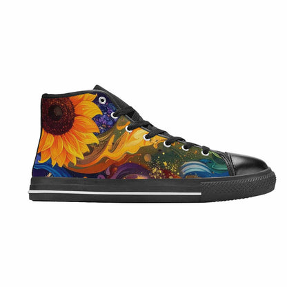 MEN'S Blend All Versions High Top Canvas Vibrant Chaos Sneakers
