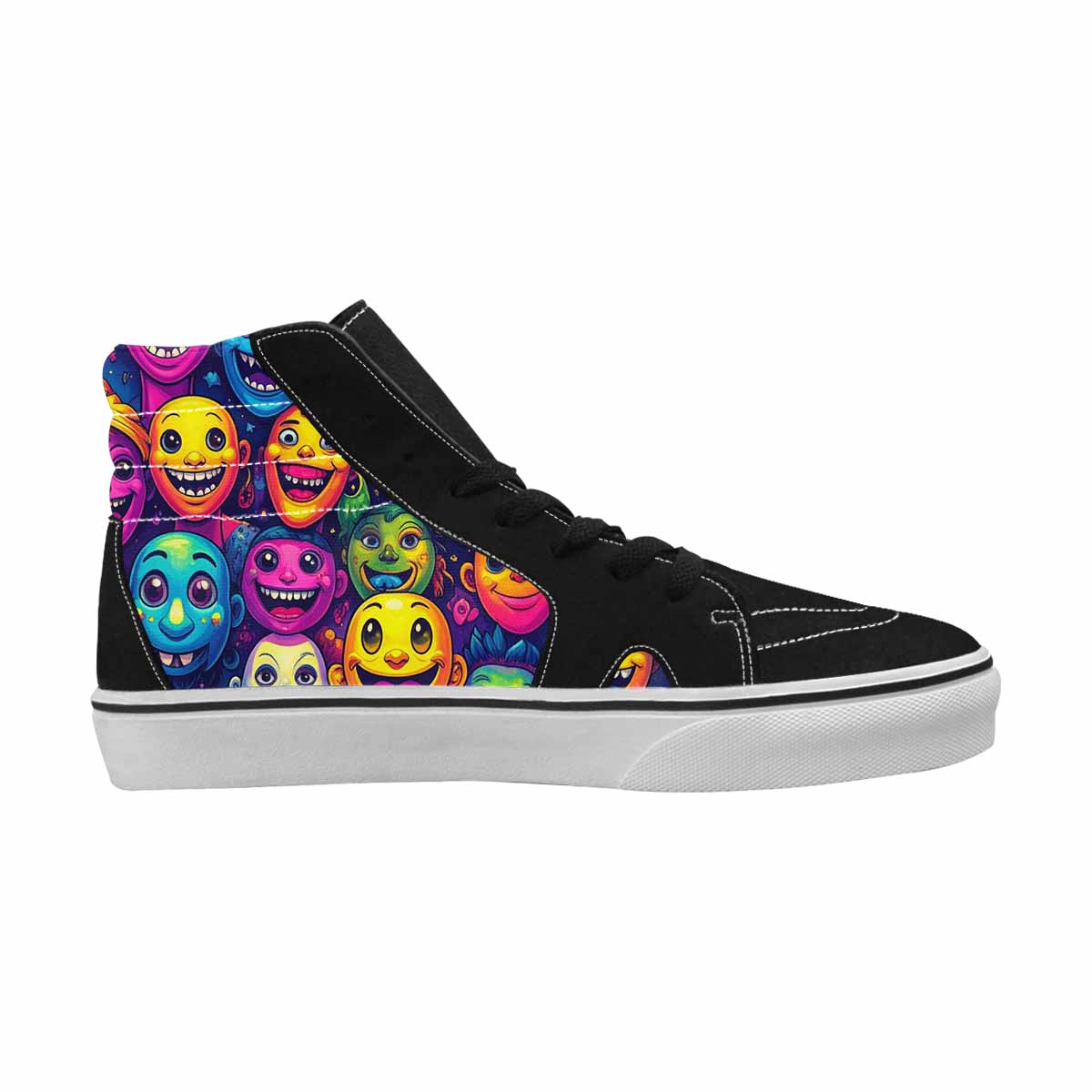 WOMEN'S Funny Looking Cartoon High Top Canvas Y2K Sneakers