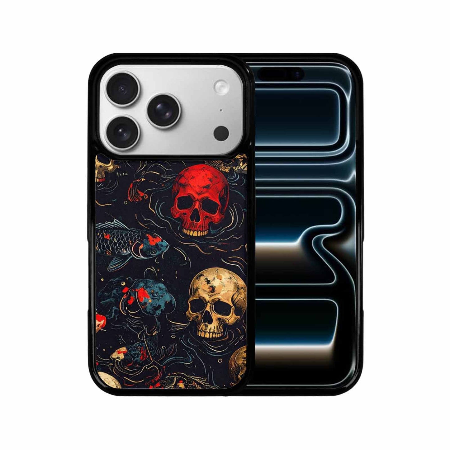 iPhone 17 Pro Case — Skull Dark Art Gothic Print Gothic, Original Design Phone Case