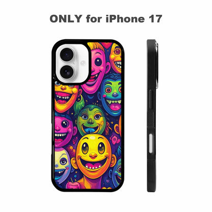 iPhone 17 Case — Small Funny Looking Cartoon Cute, Custom Art Phone Cover