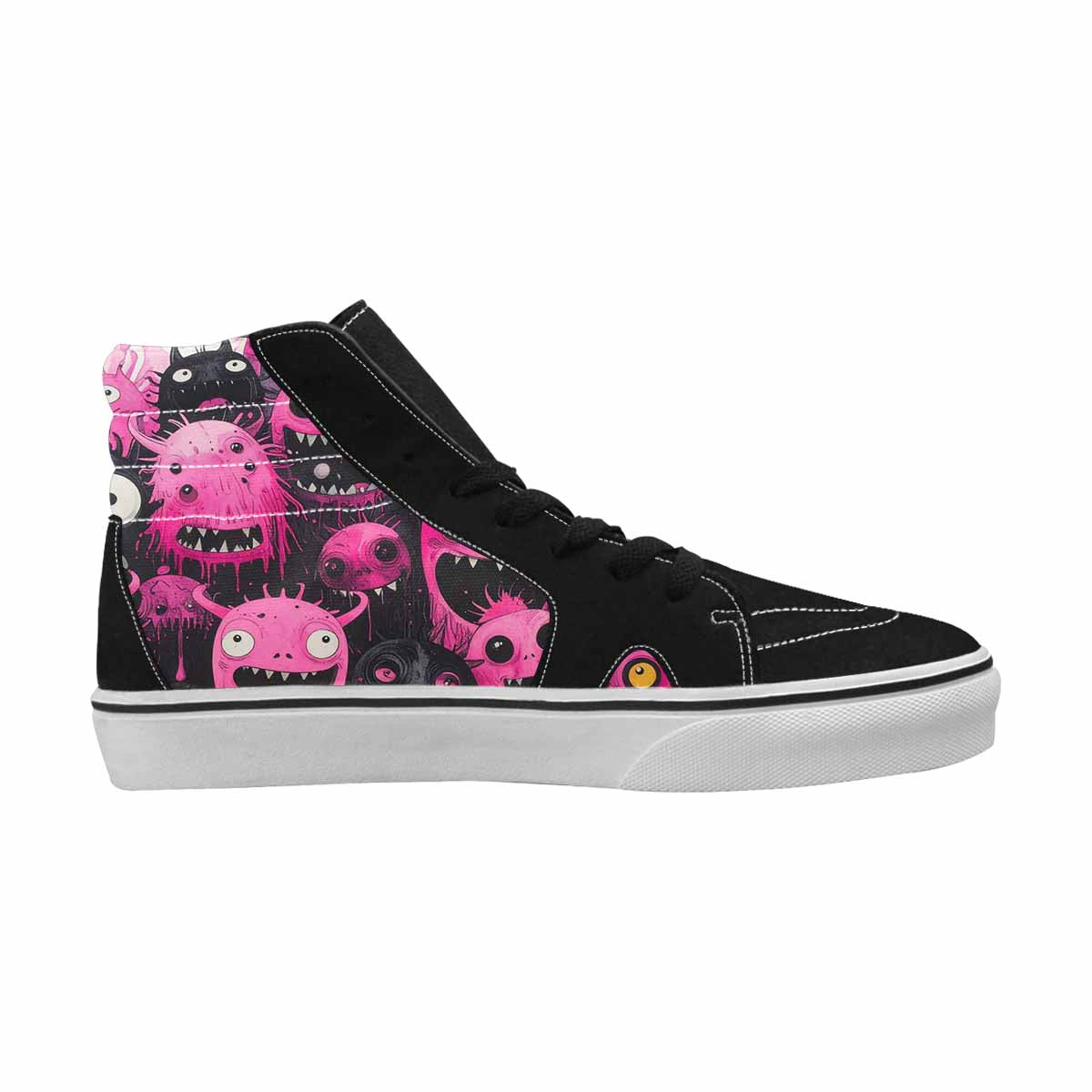 MEN'S Monsters (general) High Top Canvas Kaleidoscope Custom Sneakers