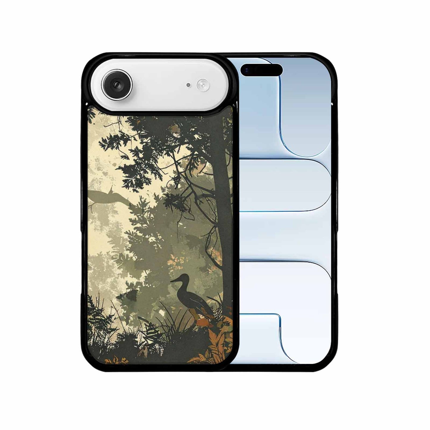 iPhone 17 Air Case — Hunting Camouflage Pattern With Deer Camo, Custom Print Case Cover