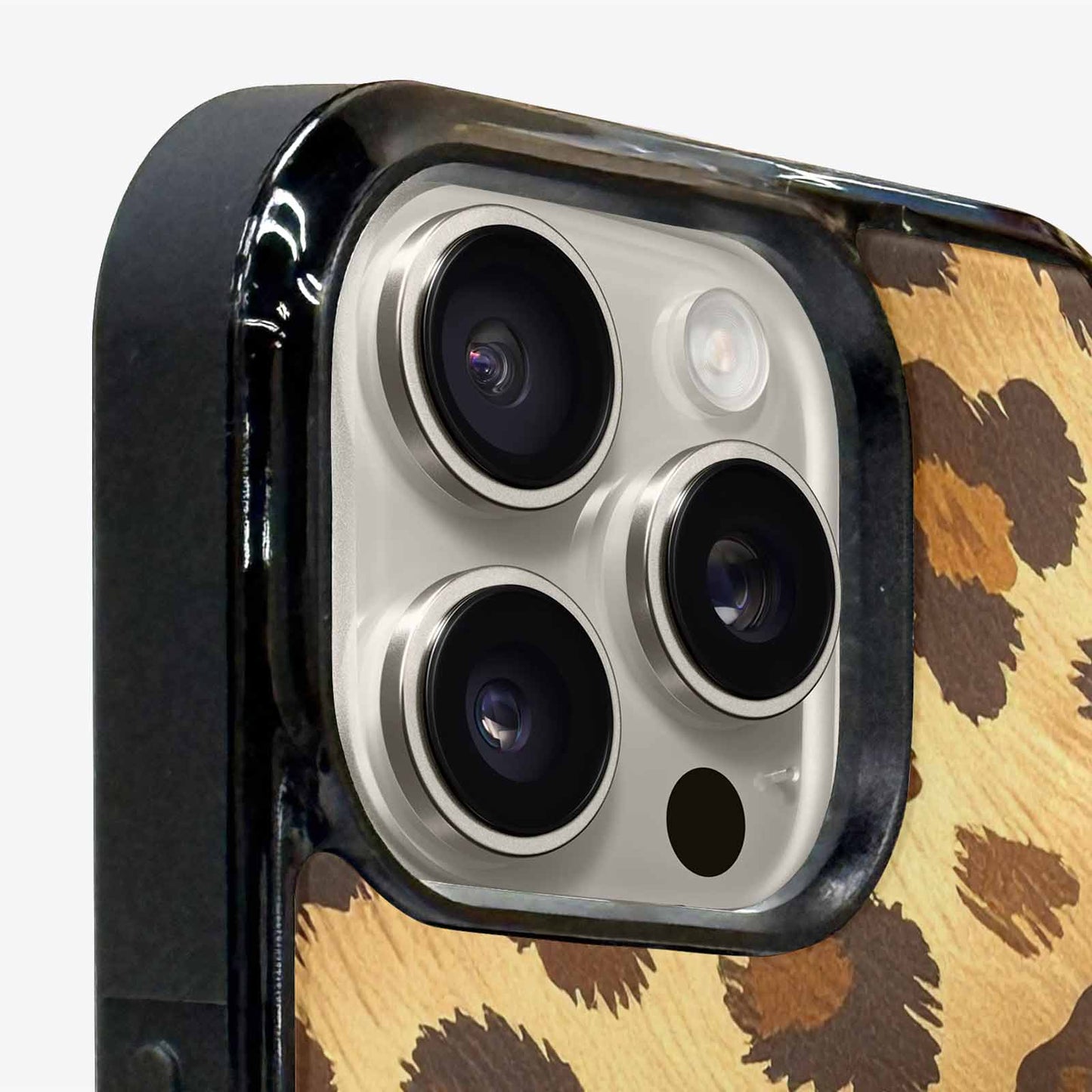 iPhone 15 Pro Max Case — Classic Leopard Print Warm Golden Tan, Unique Phone Case Design