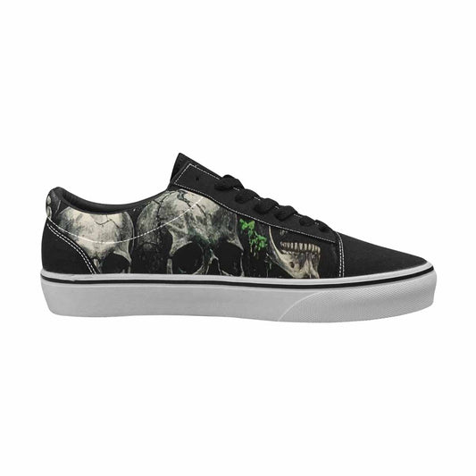 WOMEN'S Rainbow From Skull S Lace-Up Canvas Aesthetic Custom Shoes