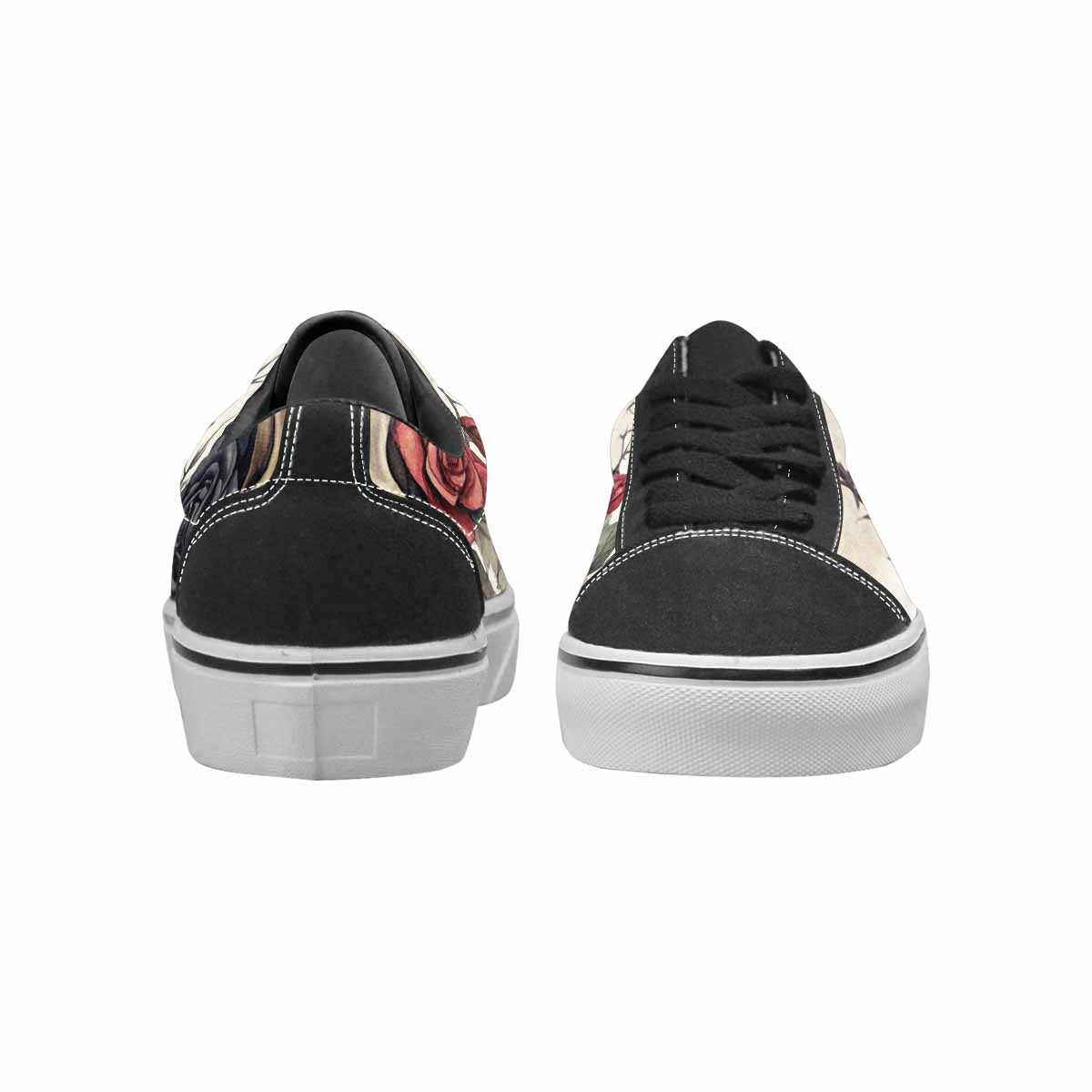 MEN'S Skulls - Roses Canvas Lace-Up Dreamcore Custom Shoes