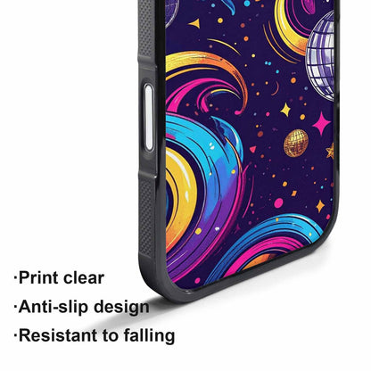 iPhone 17 Pro Case — Disco Cartoon Art Pattern Cartoon Cute, Original Design Phone Case