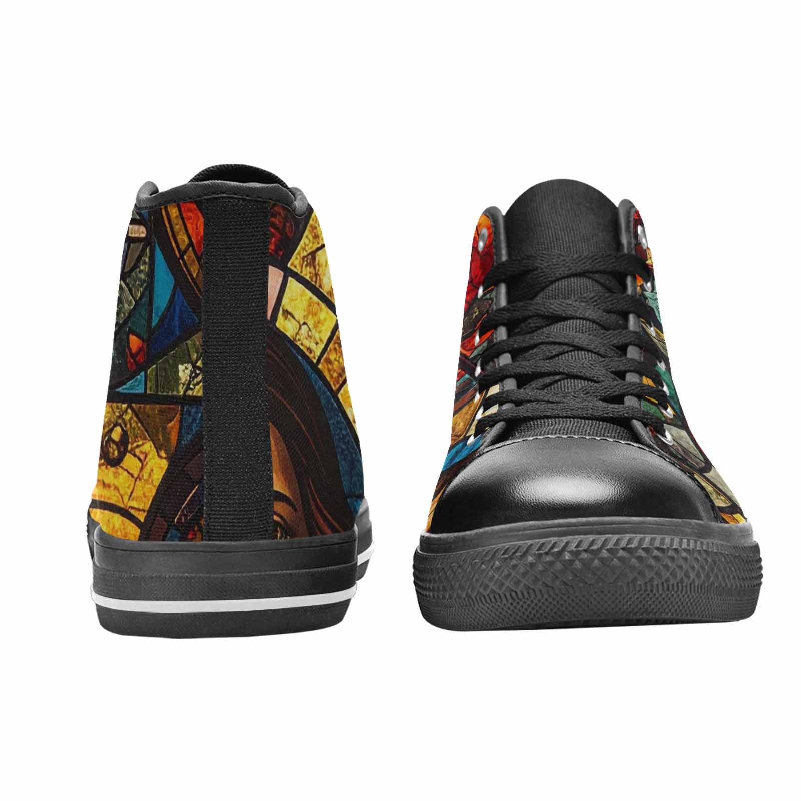 MEN'S Jesus Face Small High Top Canvas Vivid Shoes