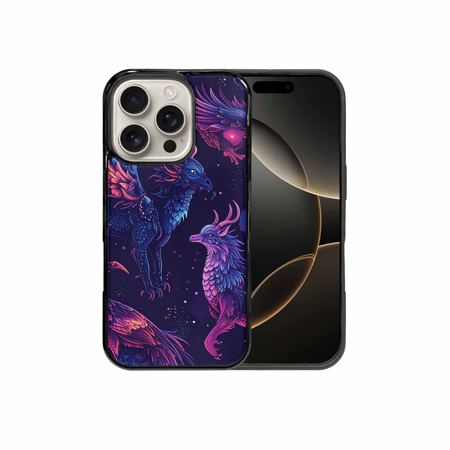 iPhone 16 Pro Case — Galactic Animal Burst, Custom Printed Phone Case