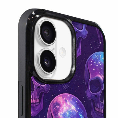 iPhone 17 Case — Galaxy Skulls Art Seamless Gothic Skulls, Original Design Phone Case