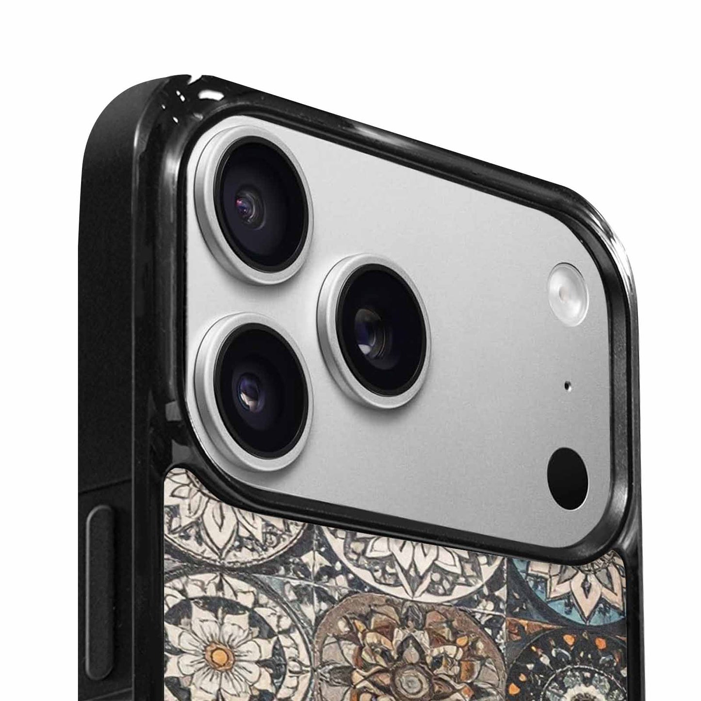 iPhone 17 Pro Max Case — Small Mandala Pattern, Randomly Floral, Custom Print Case Cover