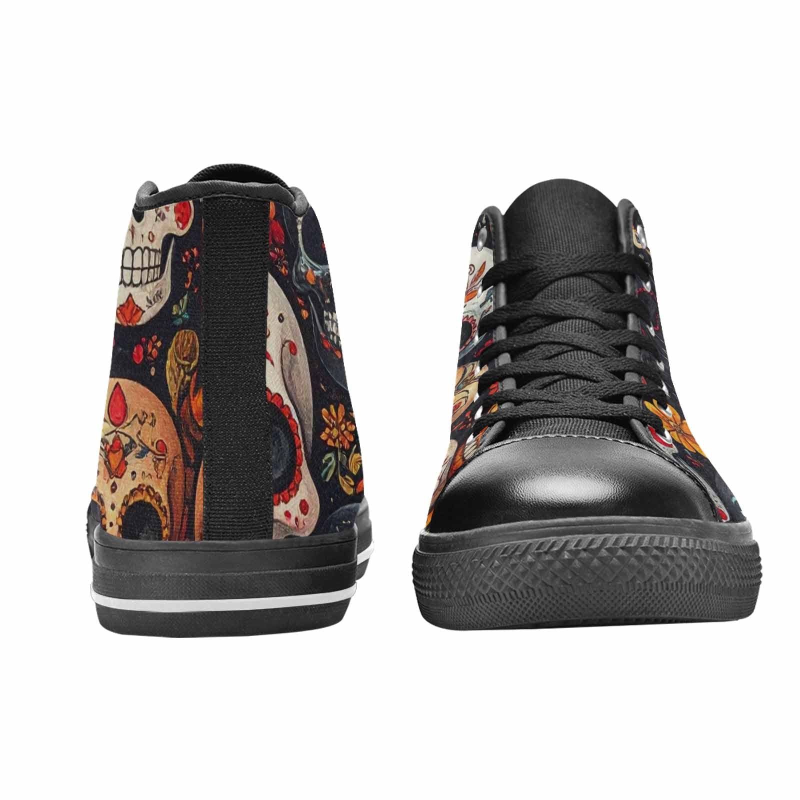 MEN'S Skull High Top Canvas Dreamcore Custom Sneakers